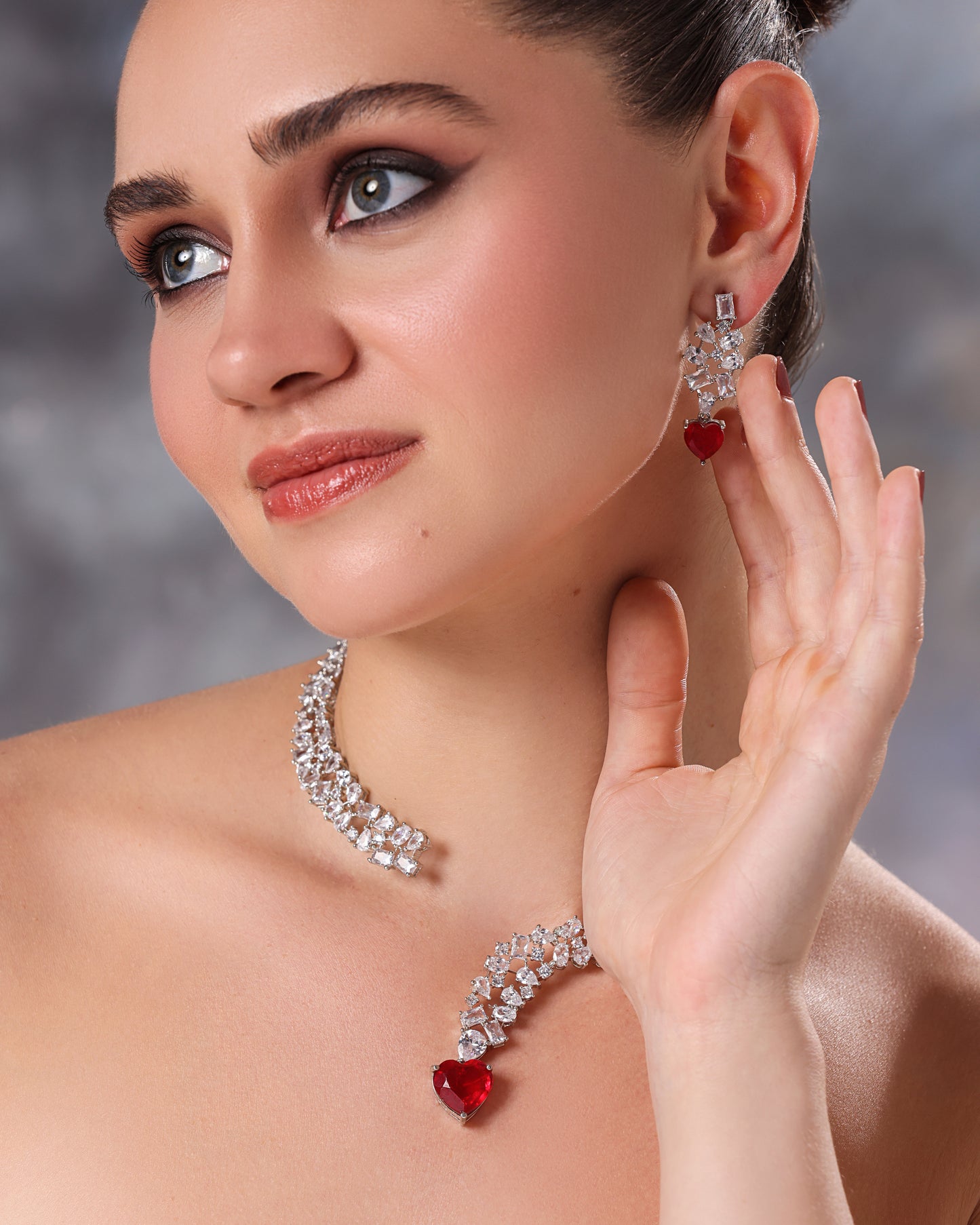 Heart Wrap Around Necklace