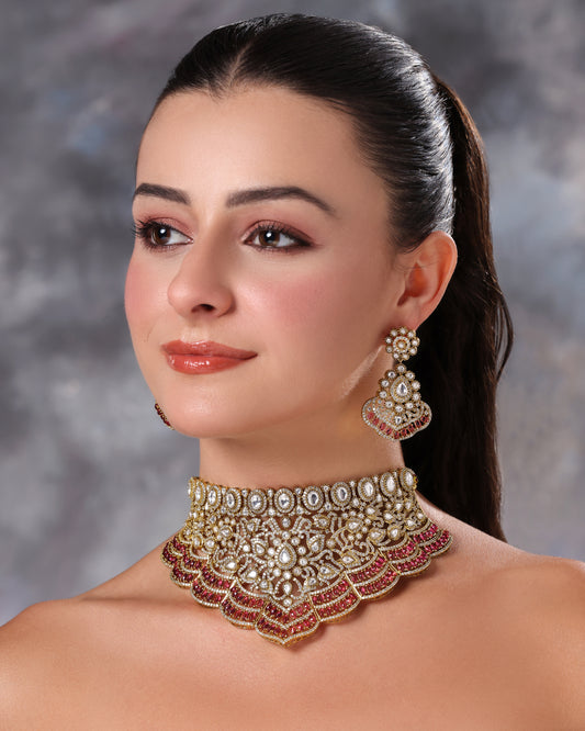 Rani Ruby Choker - Semi Bridal