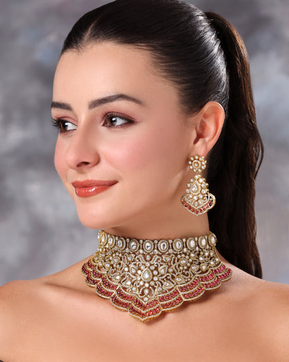 Rani Ruby Choker - Semi Bridal
