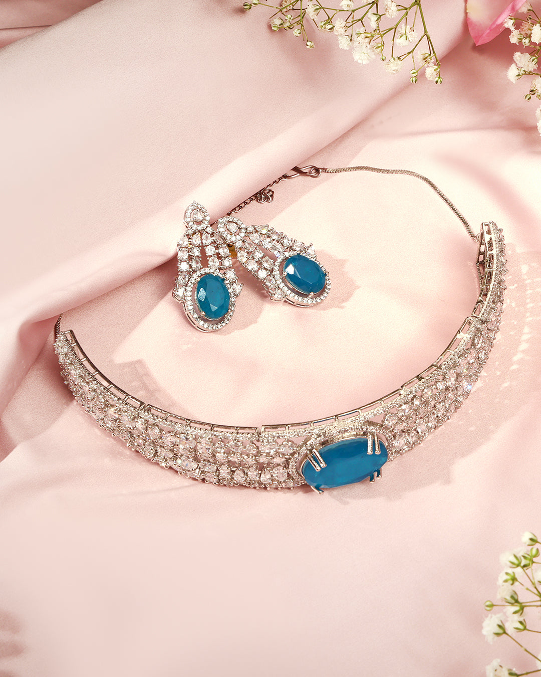 Neelam Sitara Choker Set