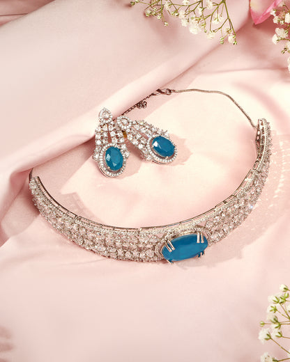 Neelam Sitara Choker Set