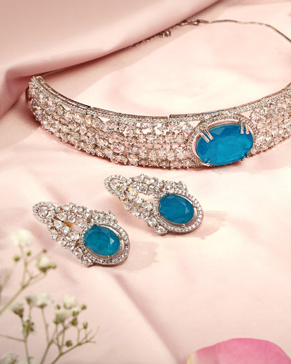 Neelam Sitara Choker Set