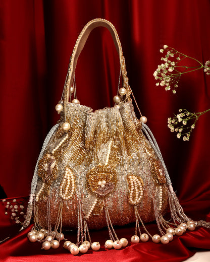 Velvet Bloom Handbag